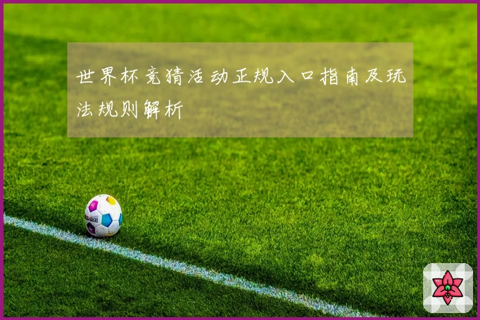 世界杯竞猜活动正规入口指南及玩法规则解析