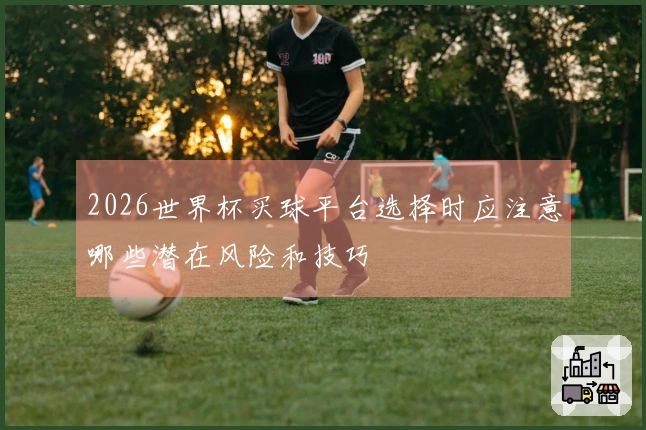 2026世界杯买球平台选择时应注意哪些潜在风险和技巧